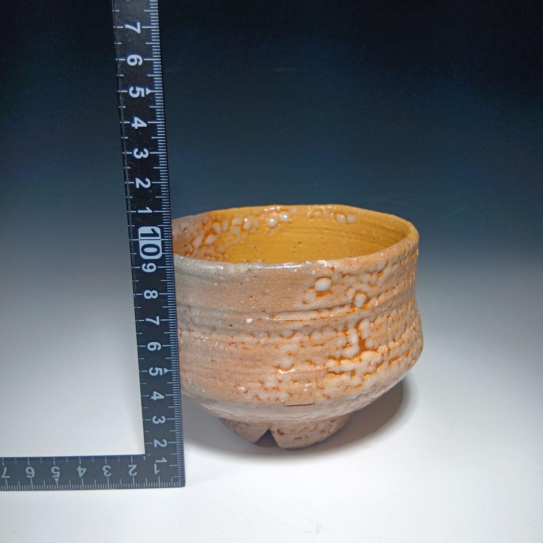 値下げ茶道具　山口萩焼開祖　大和作太郎　遺作展記念、萩茶碗　3客　共箱　美品