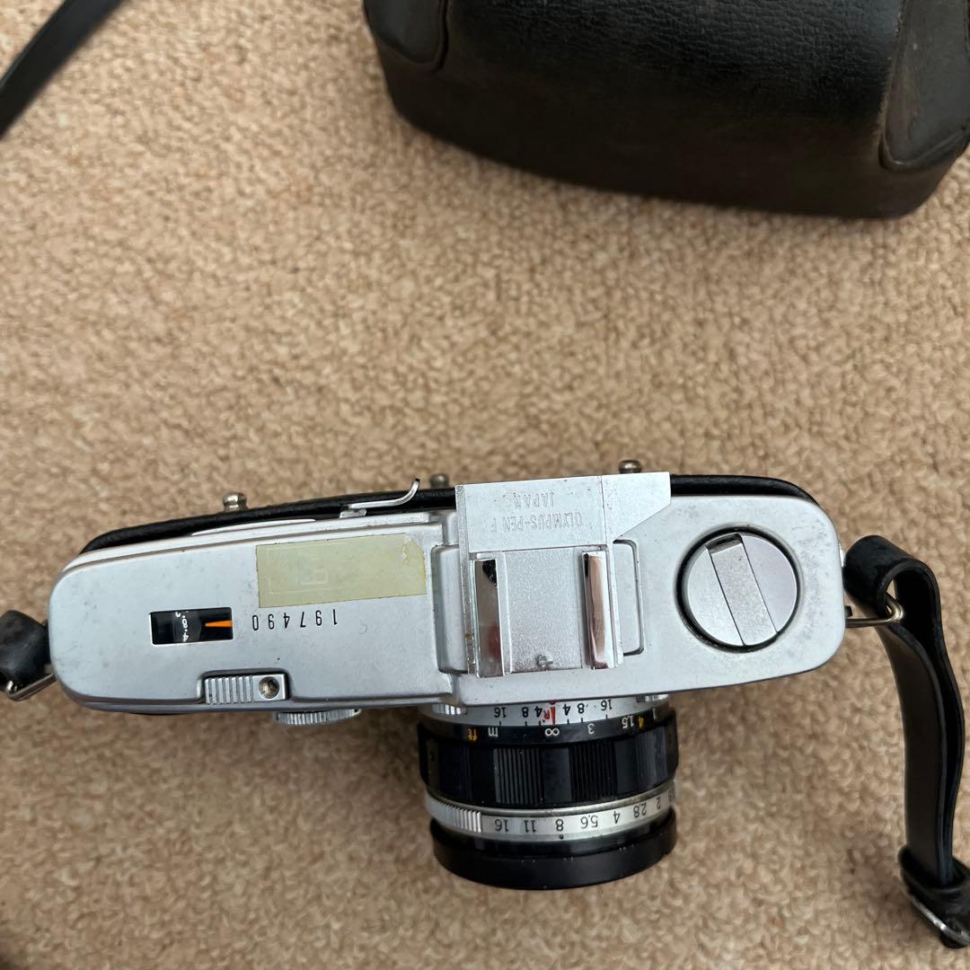 オリンパス ペン F フィルムカメラ 38mm F1.8 Auto-S ケース付