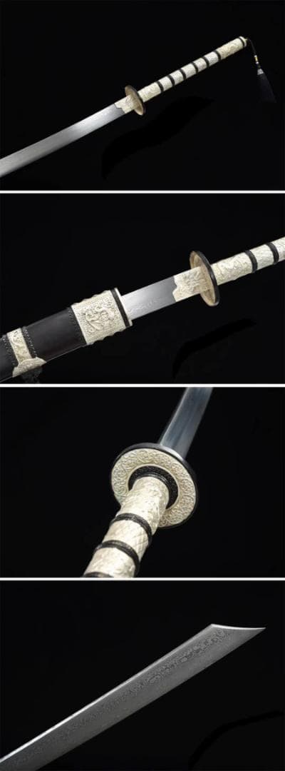 康熙戦刃（黒檀金） 模造刀 居合刀 武士道 武具 漢剣 唐刀 龍泉剣 手鍛造打