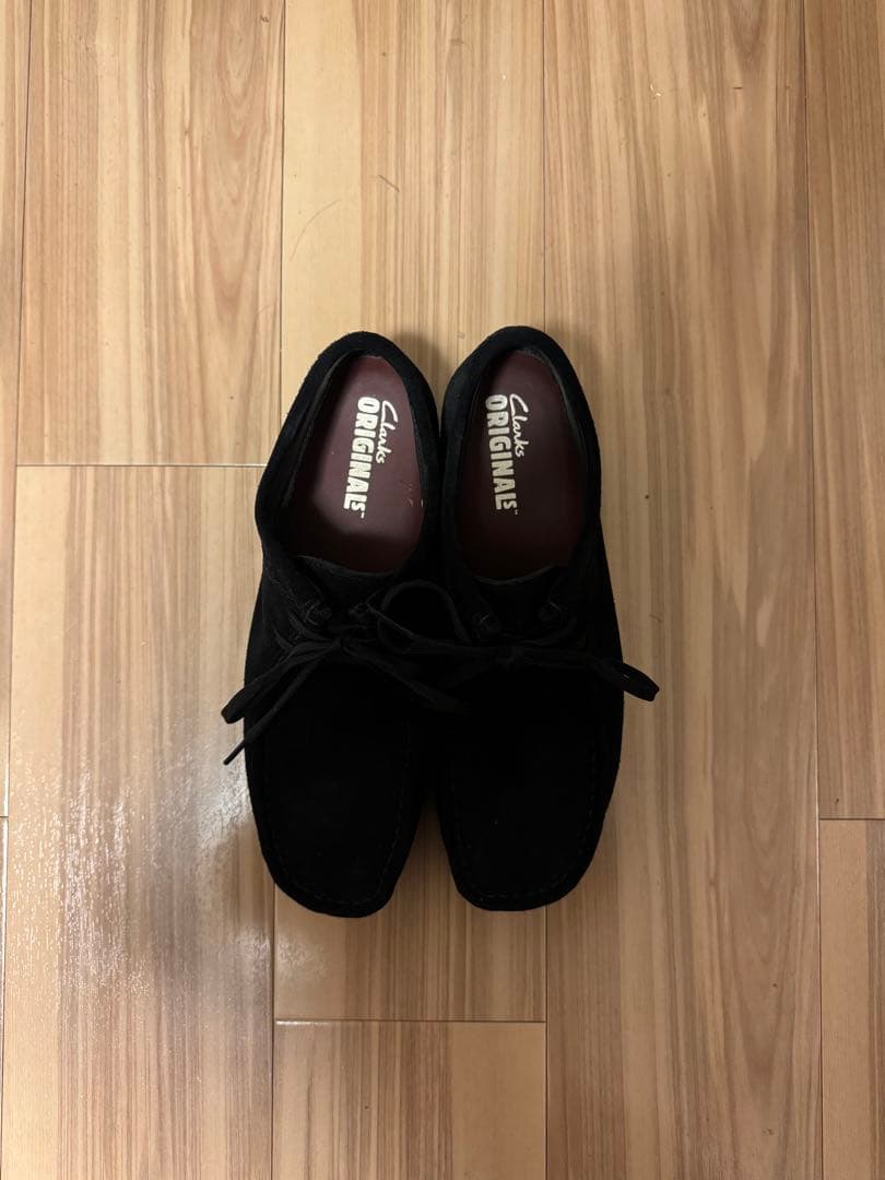 クラークス ワラビー ゴアテックス clarks Wallabees ブラック