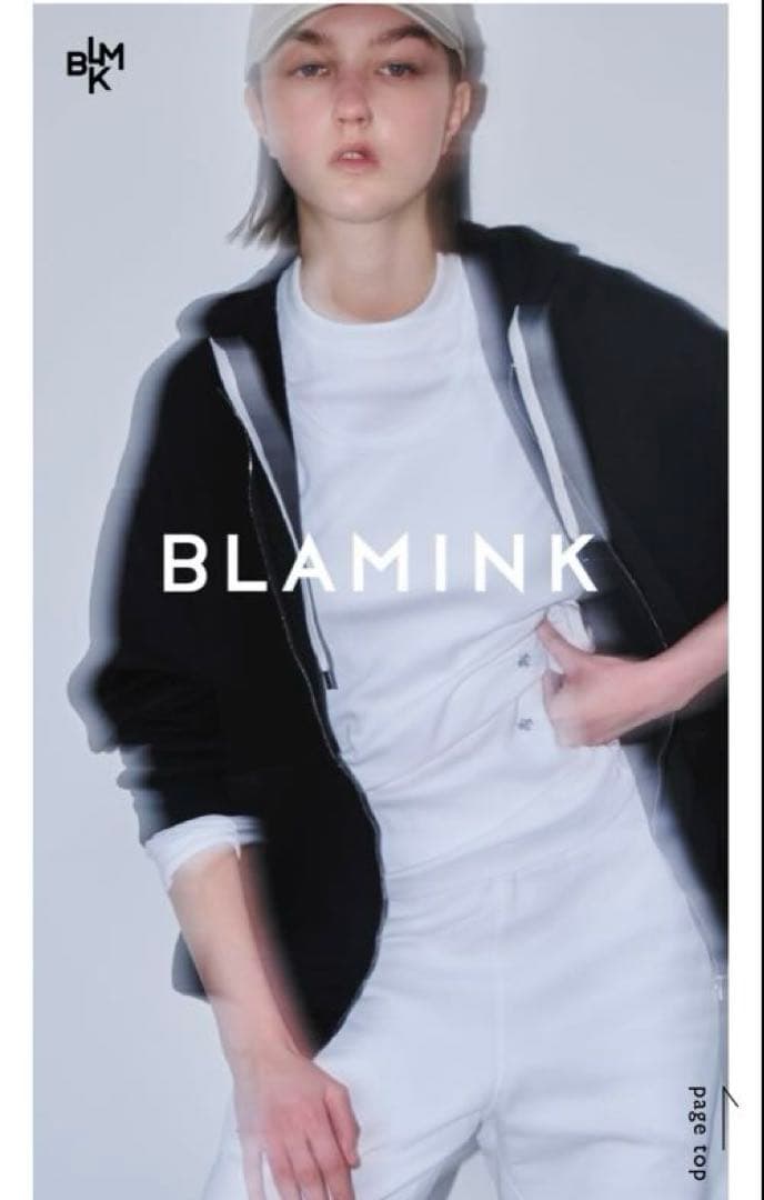 BLAMINK BLMKタンクトップ 38ライトブルー