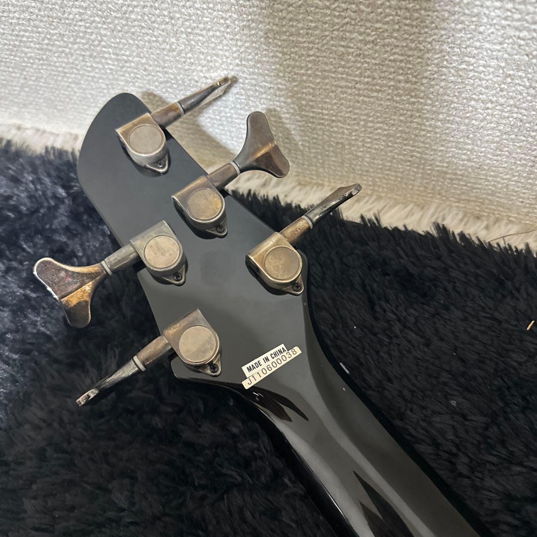 エレキベース 5弦 弦楽器 黒 多弦ベース レア ブラック