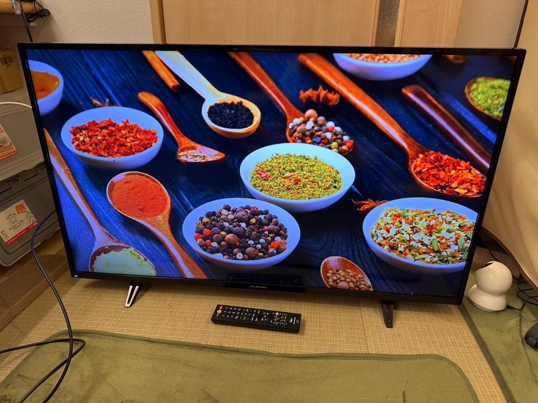funai フナイ　43型 テレビ FL-43U3030　20年製　4K対応！