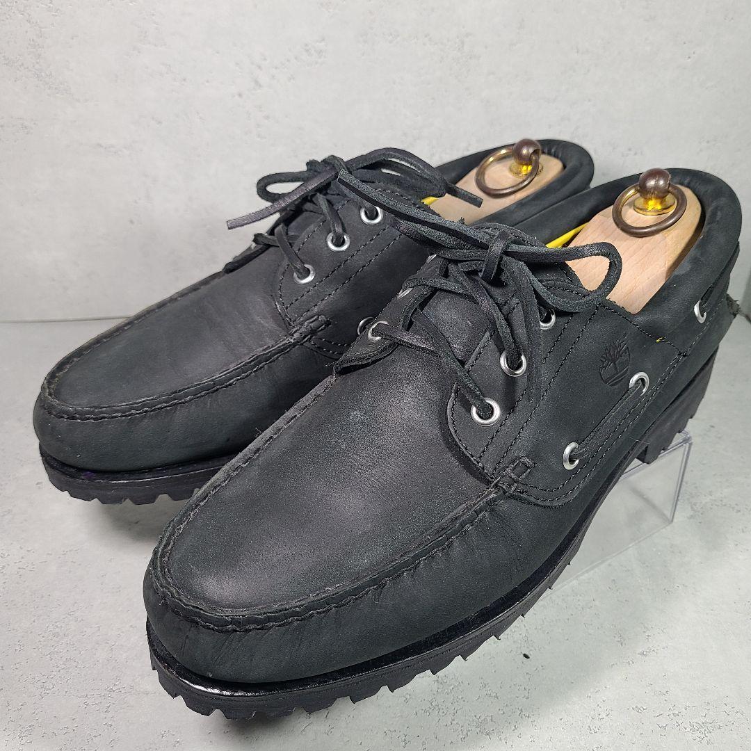 【Timberland】スリーアイ　0A5RWM 3eye モカシン ブラック