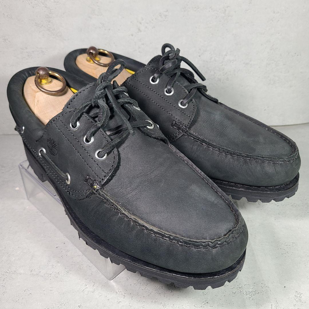 【Timberland】スリーアイ　0A5RWM 3eye モカシン ブラック