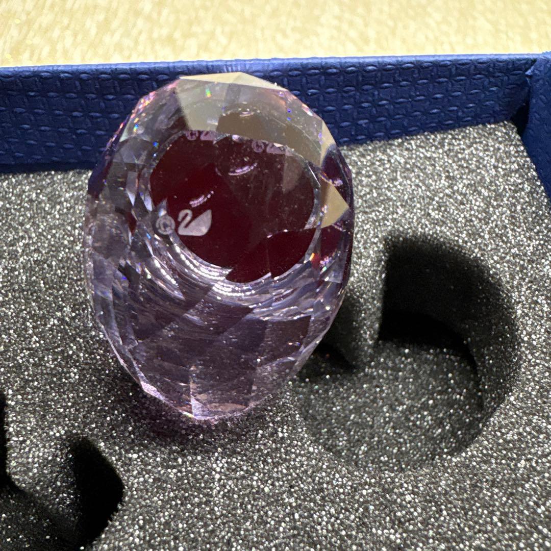 スワロフスキー アヒル型クリスタルフィギュア 2個セット