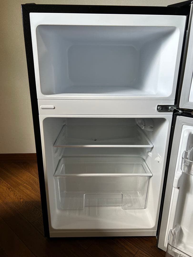 冷蔵庫 87L 2023年製 ブラック MAXZEN