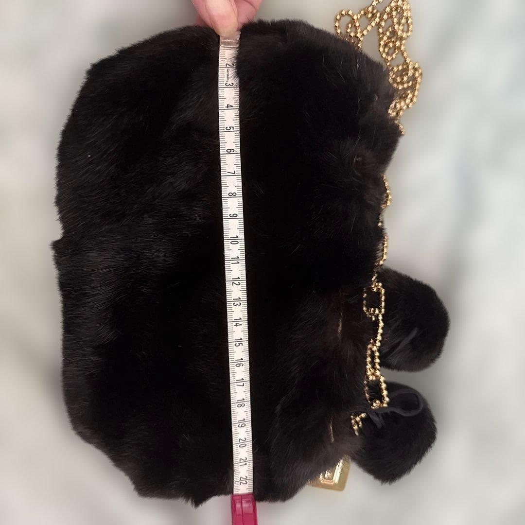 【美品】COACH ミンク　ファーミニバッグ