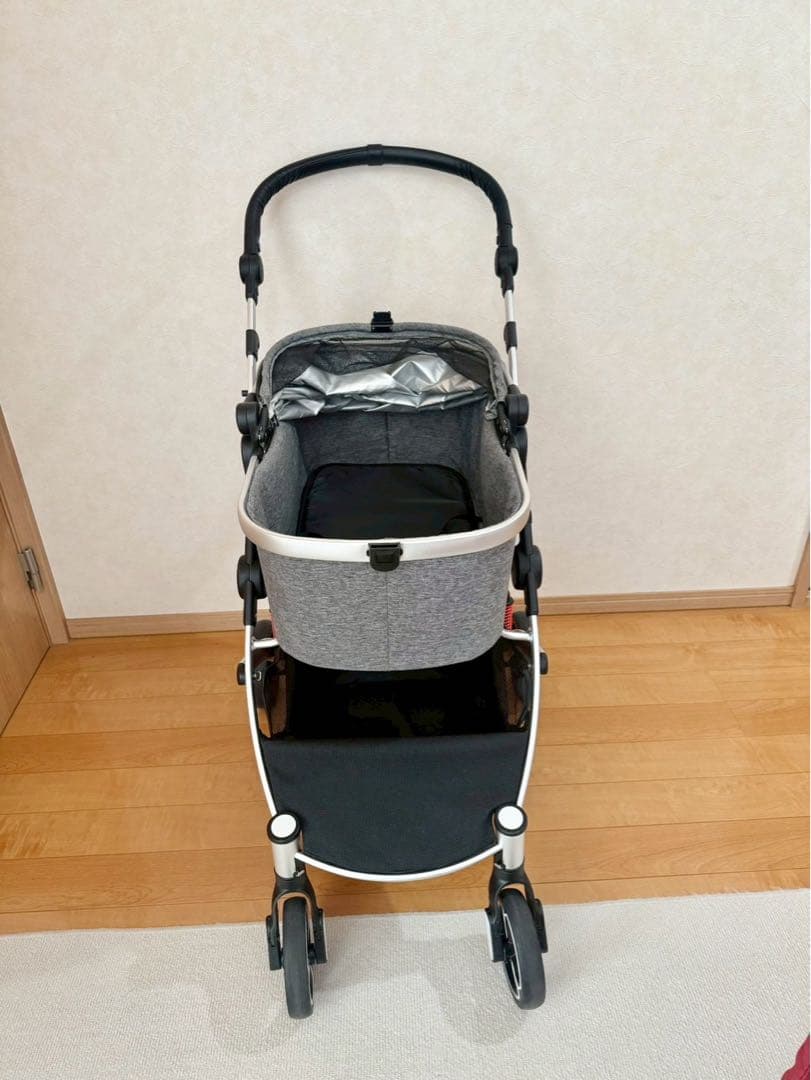 CARINOⅢピッコロカーネ　カリーノ3 未使用ペットカート　グレー