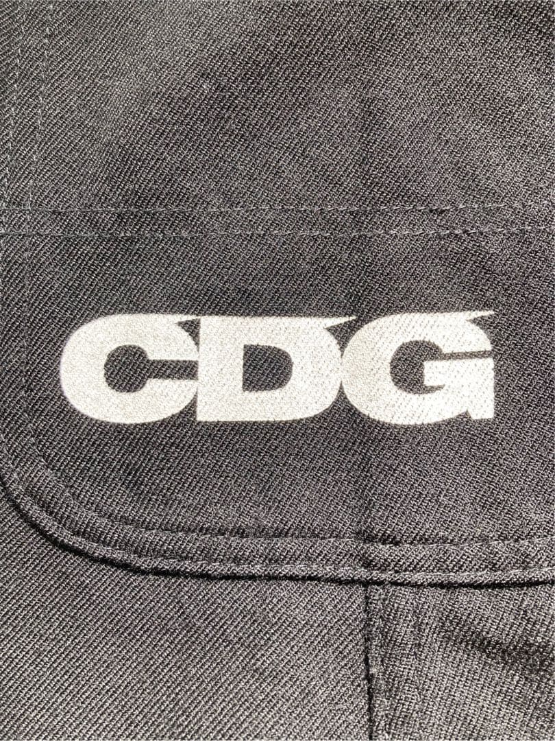 コムデギャルソン　CDG バックロゴ　サルエルパンツ　ブラック　M ウール　美品