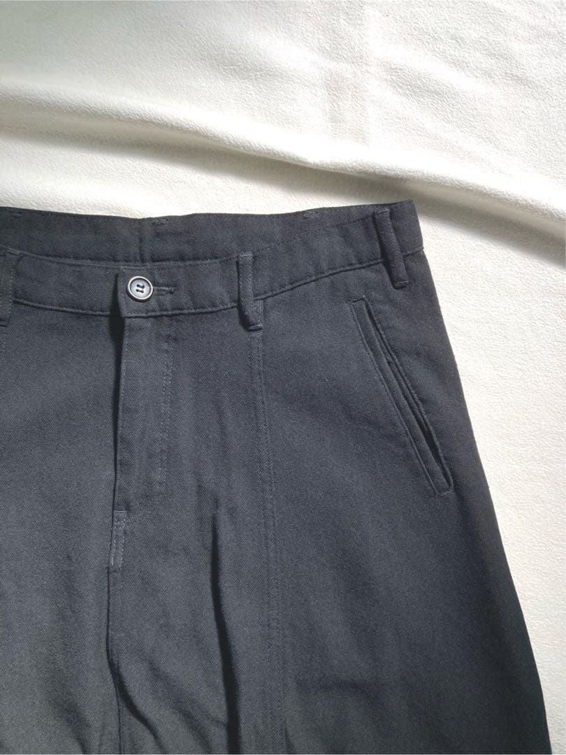 コムデギャルソン　CDG バックロゴ　サルエルパンツ　ブラック　M ウール　美品