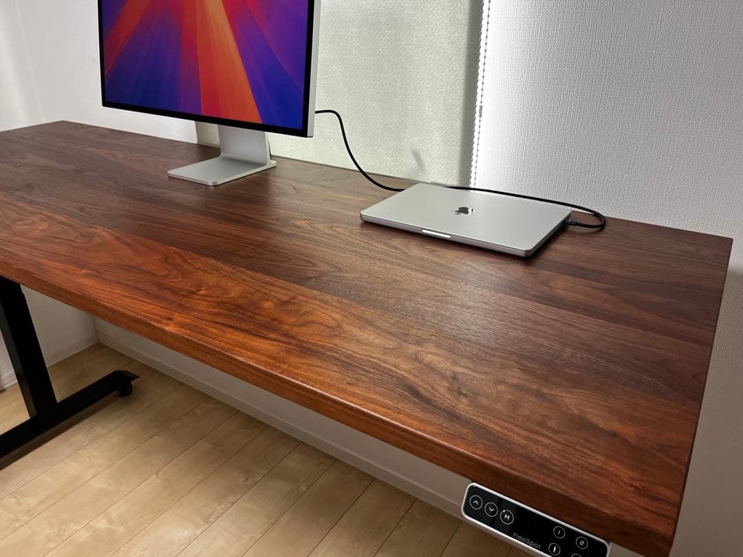 FLEXISPOT E7 ウォールナット無垢天板 190cm