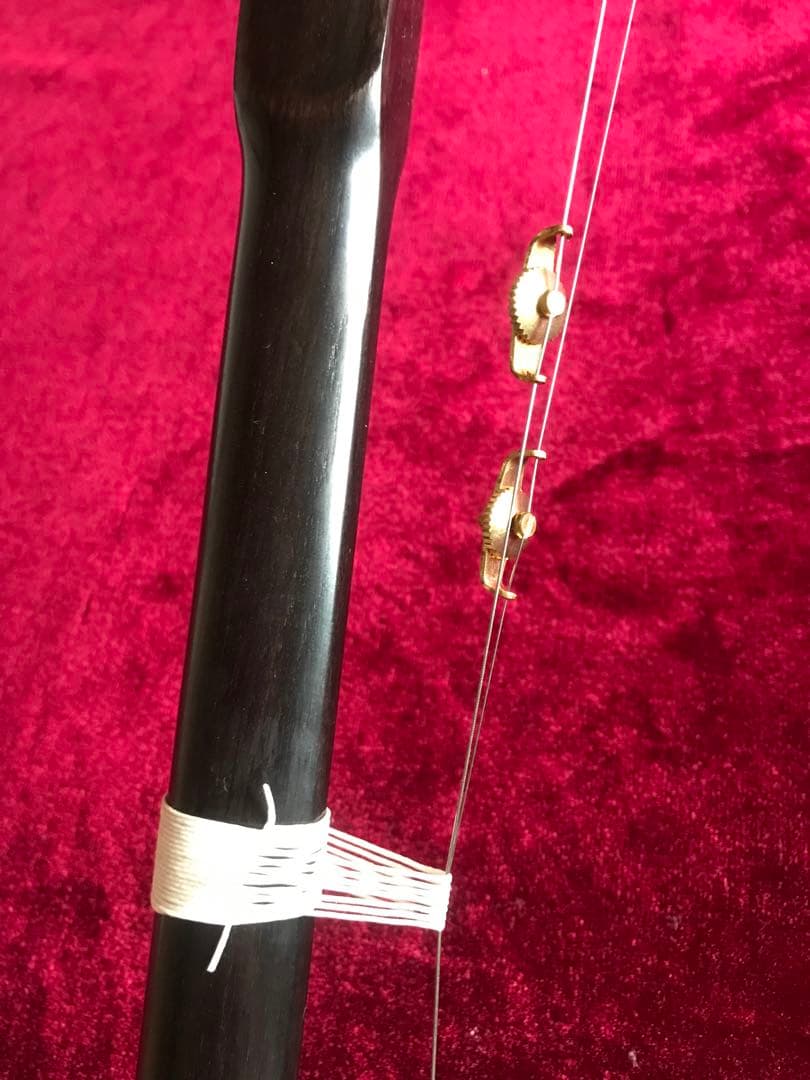 大特価・二胡★上級黒檀★古月琴坊・黄建洪製作★十年保証