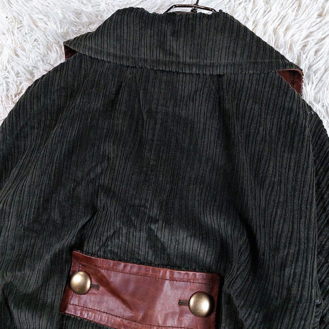 DG ドルチェ&ガッバーナ 金ボタン コーデュロイダブル チェスターコート 40
