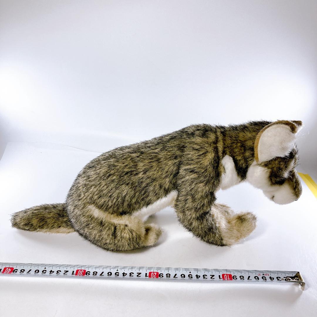 HANSA 子オオカミ 立ち・座り姿 2体セット　オオカミ　|2410|