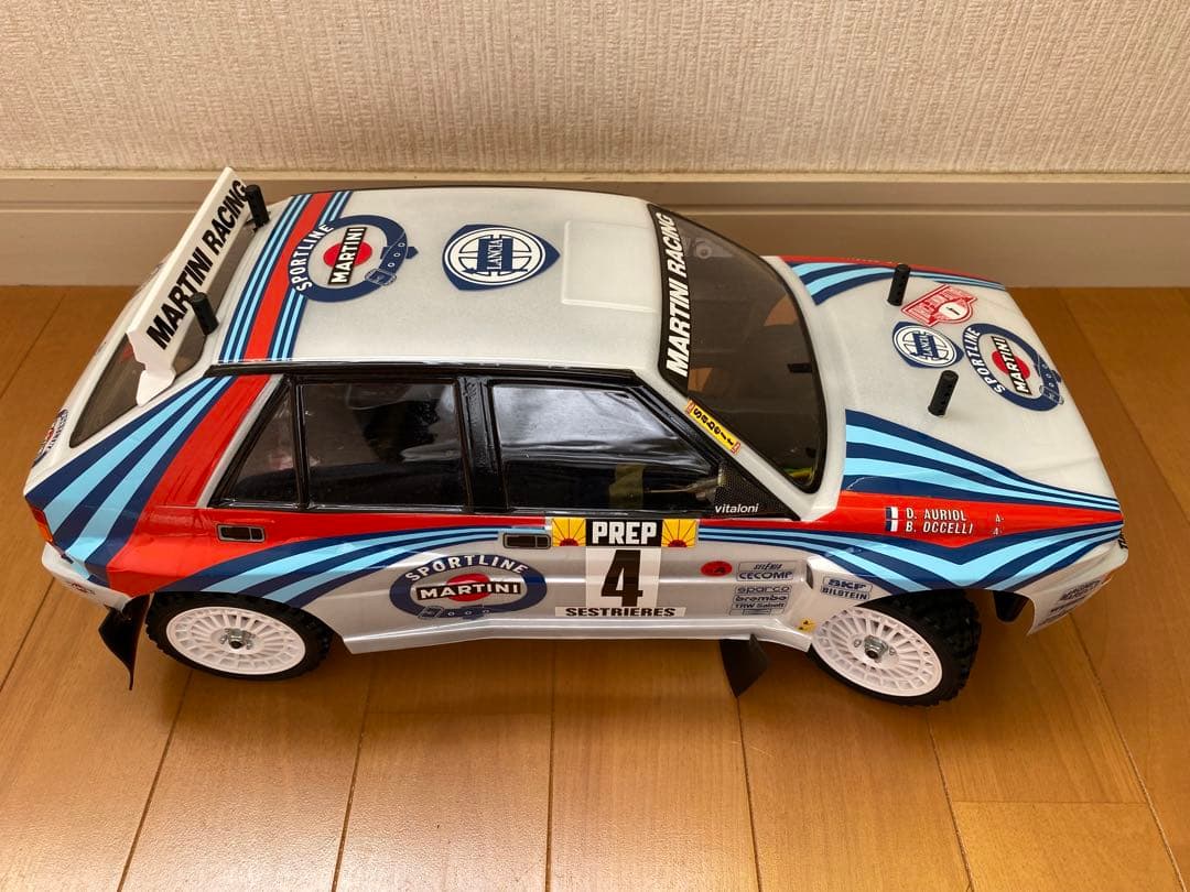 お値下げ⭐︎ランチア　デルタ　インテグラーレ　1/10電動RC.4WDラリーカー
