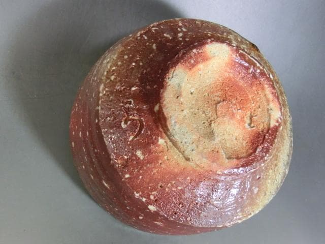 茶碗■高橋楽斎作 信楽焼 伊羅保 共箱 共布 お茶道具 共箱 作家物 美術陶器■