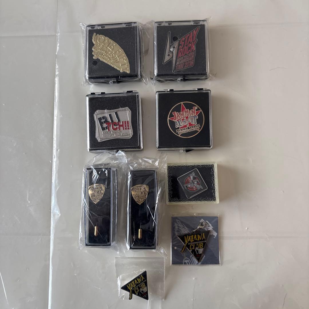 矢沢永吉SS席限定ピンバッチ YAZAWAクラブピンバッチ