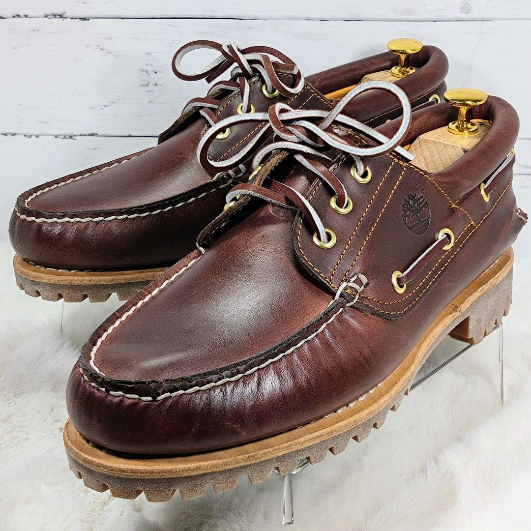 【極美品】Timberland ティンバーランド スリーアイ 8W/26.0cm