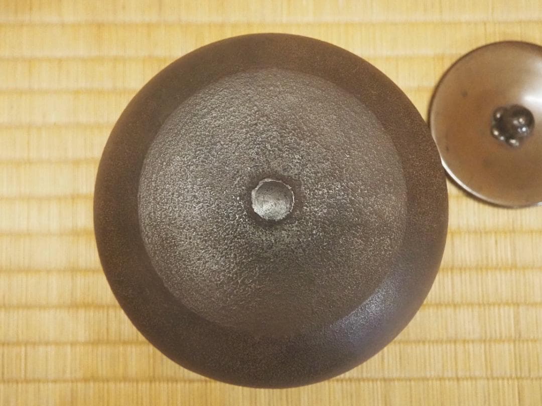 江戸大西家 初代大西定林造『長閑形釜』大西浄長極　江戸幕府御用釜師