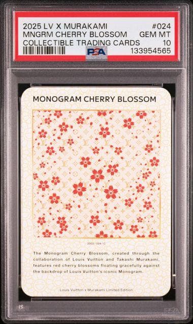 PSA 10 モノグラム チェリーブロッサム #024 村上隆×ルイヴィトン