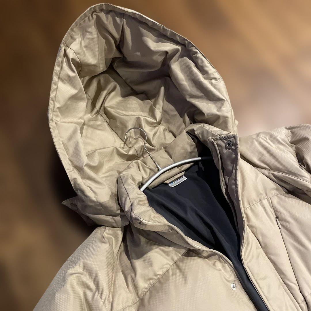 【極美品】X-united ベンチコート ロング ダウン　ベージュ　メンズＸＯ