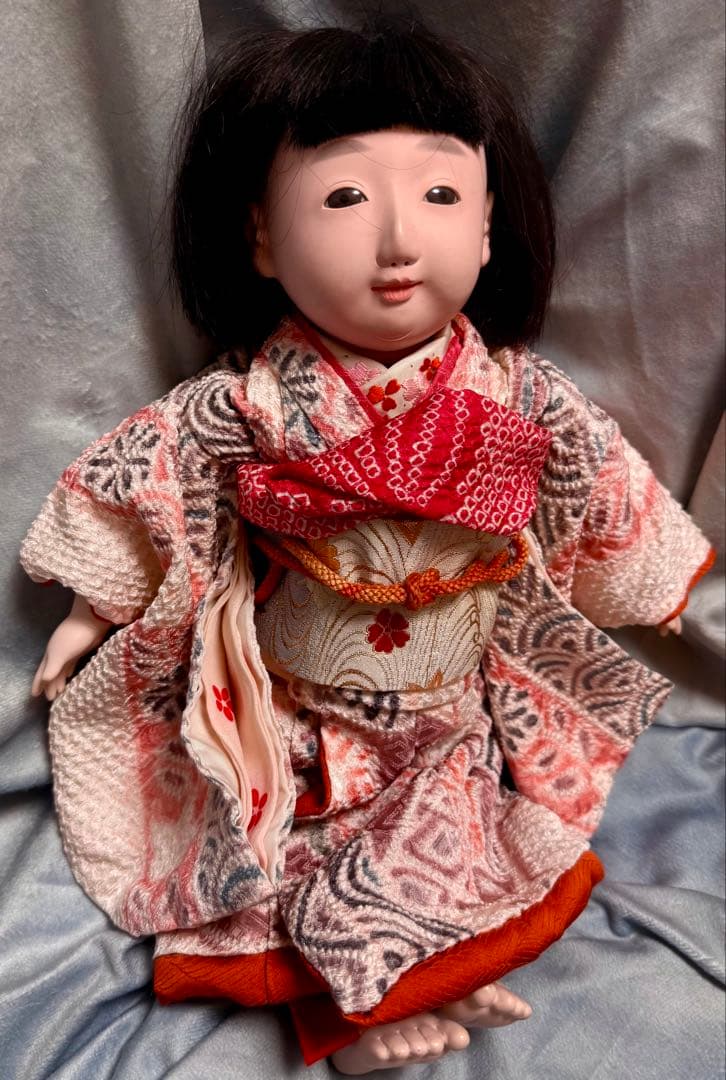 竹内益次郎 吾妻人形 市松人形 大正時代 アンティークドール 日本人形 女の子