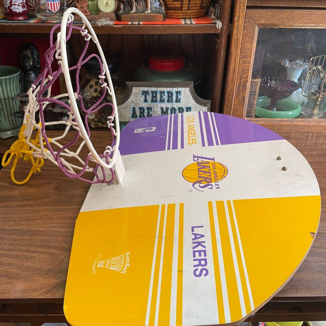 ロサンゼルスLAKERS レイカーズ　バスケットボールゴール　USAヴィンテージ