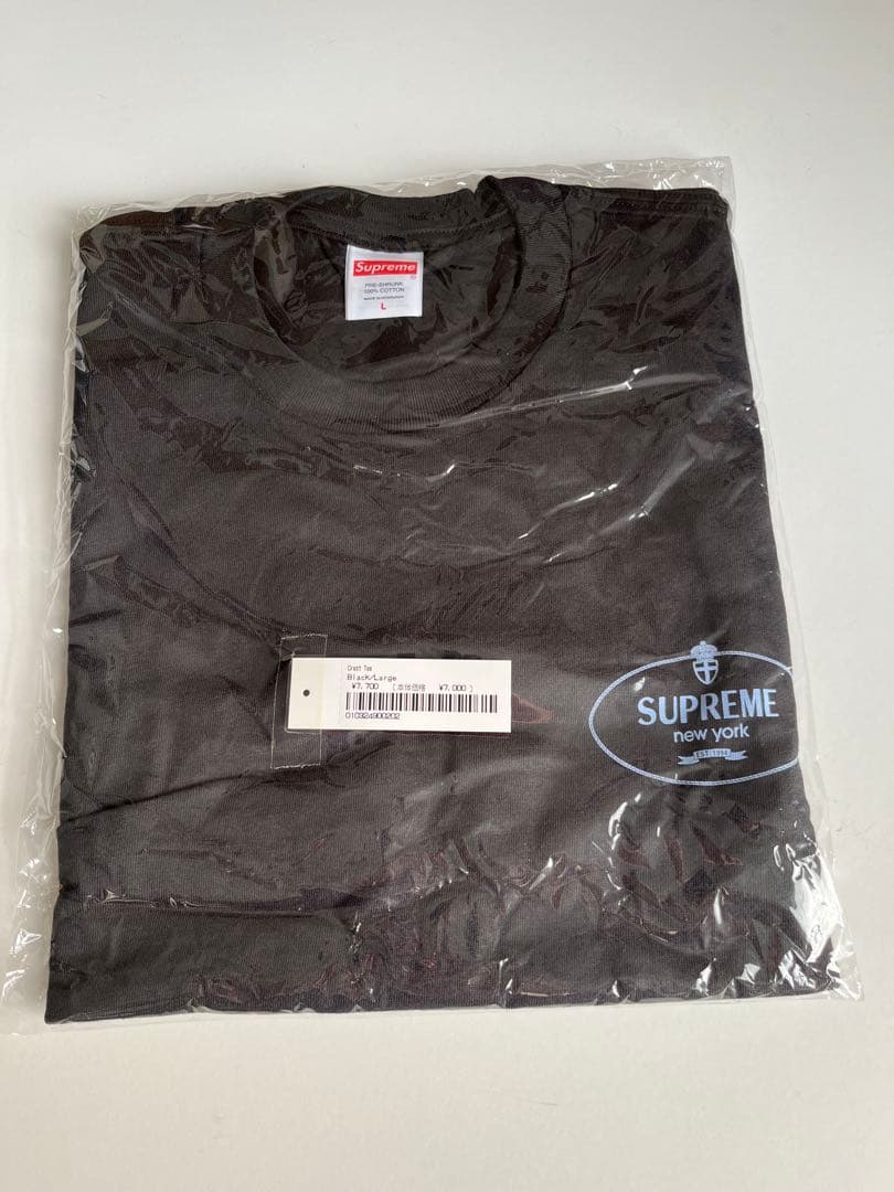 SUPREME Crest Tee 黒 L 新品未使用