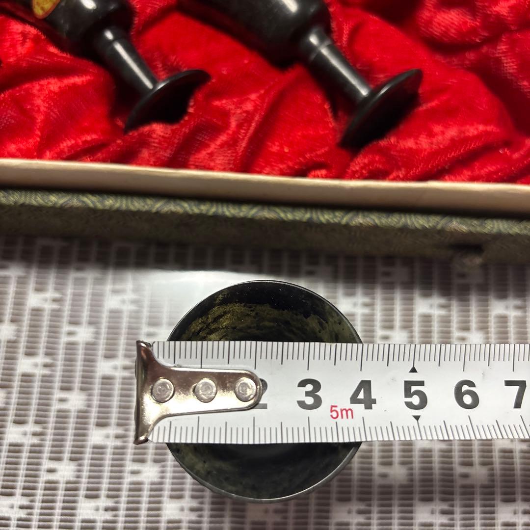 夜光杯　中国甘粛省酒泉の特産　未使用美品　化粧箱入り10枚セット