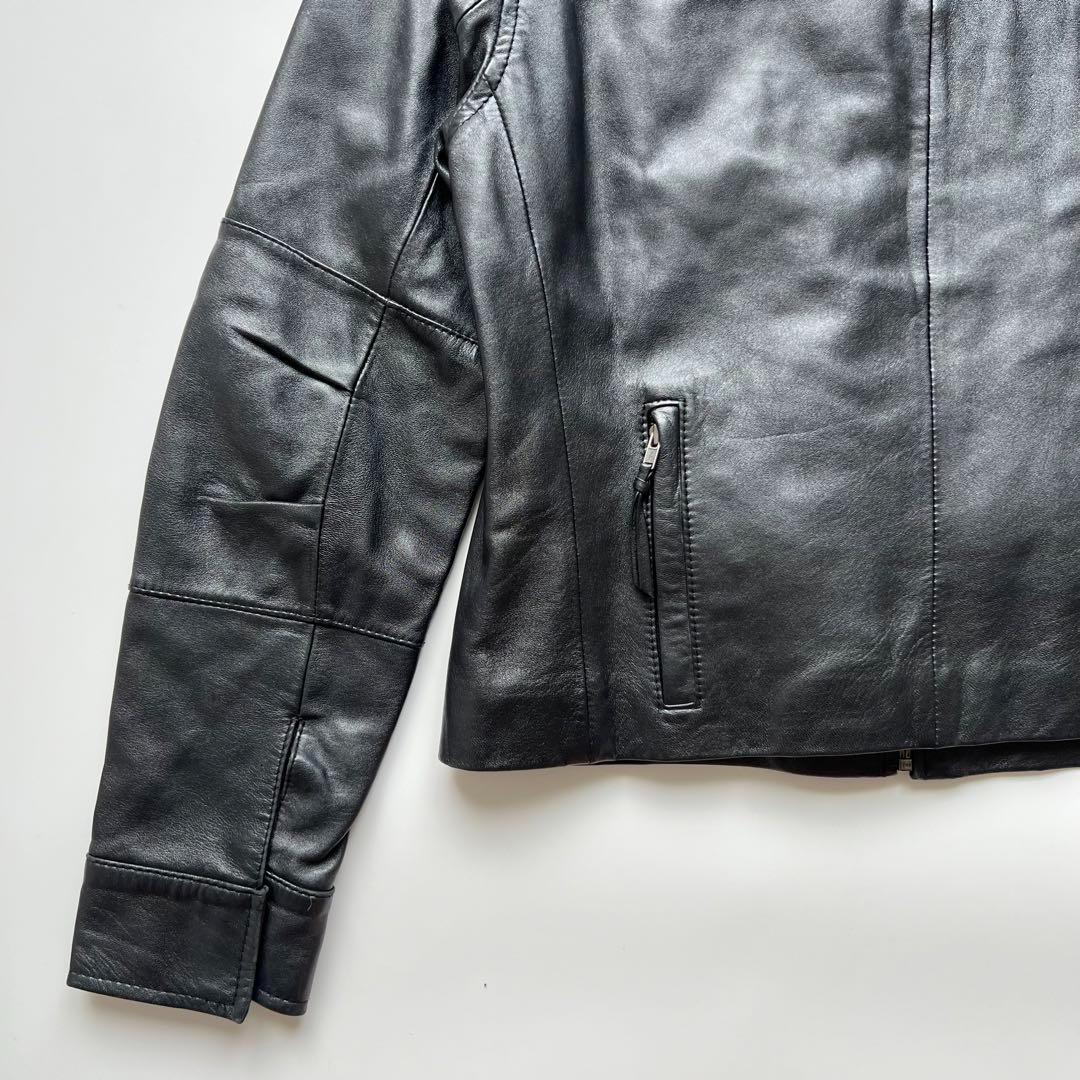 00s アルマーニエクスチェンジ アーカイブ 革ジャン ライダース A989