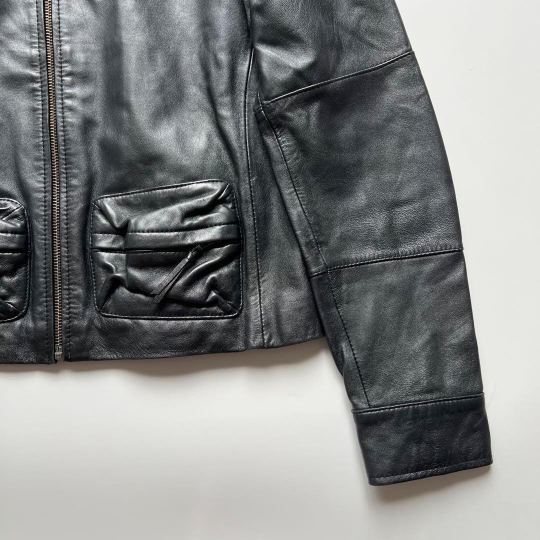 00s アルマーニエクスチェンジ アーカイブ 革ジャン ライダース A989