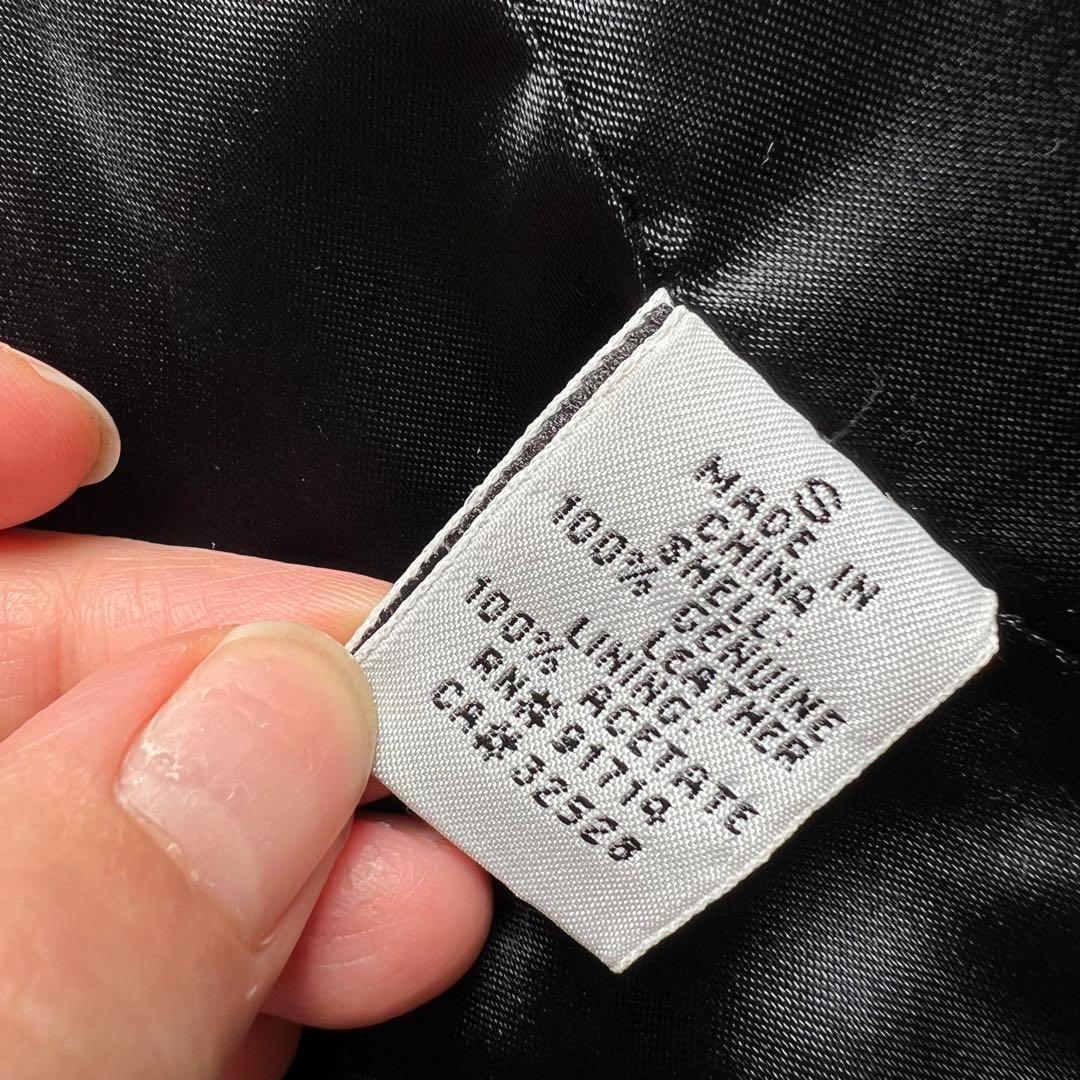 00s アルマーニエクスチェンジ アーカイブ 革ジャン ライダース A989