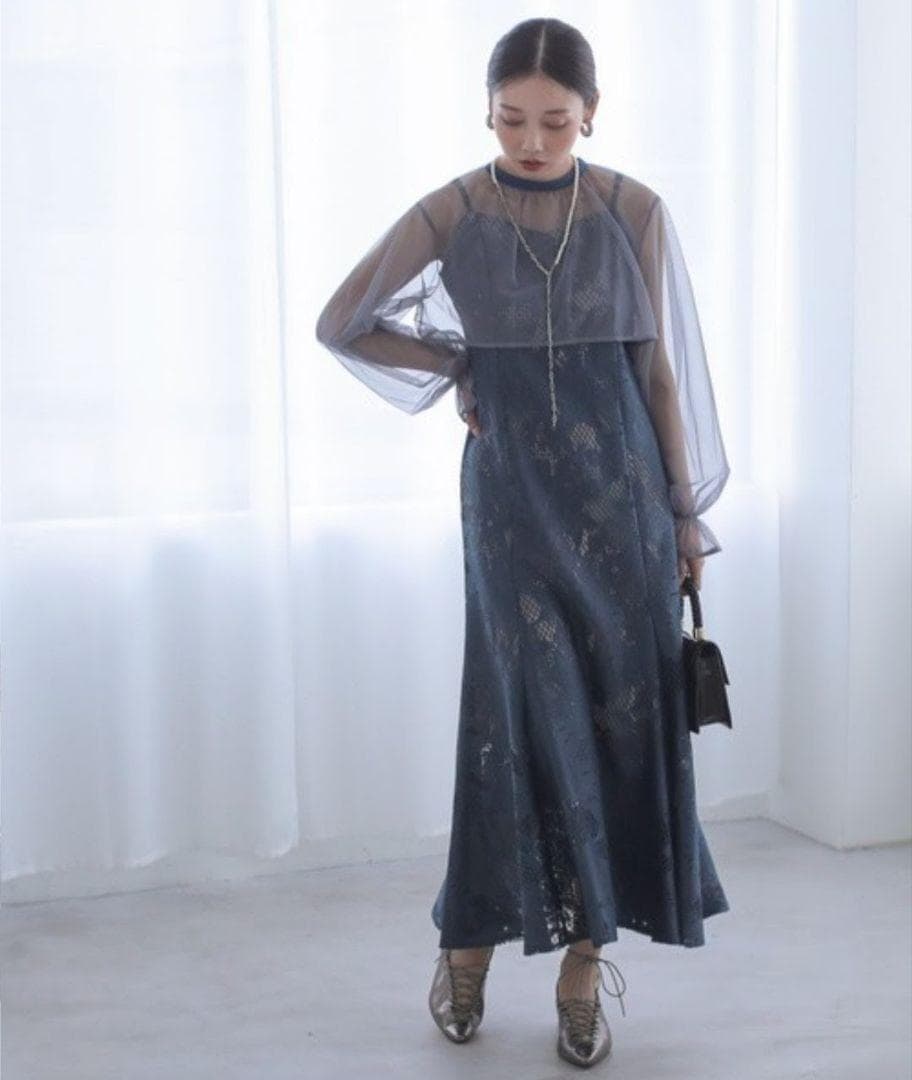 kana カナ チュールボレロセット ドレス ワンピース S 結婚式 パーティー