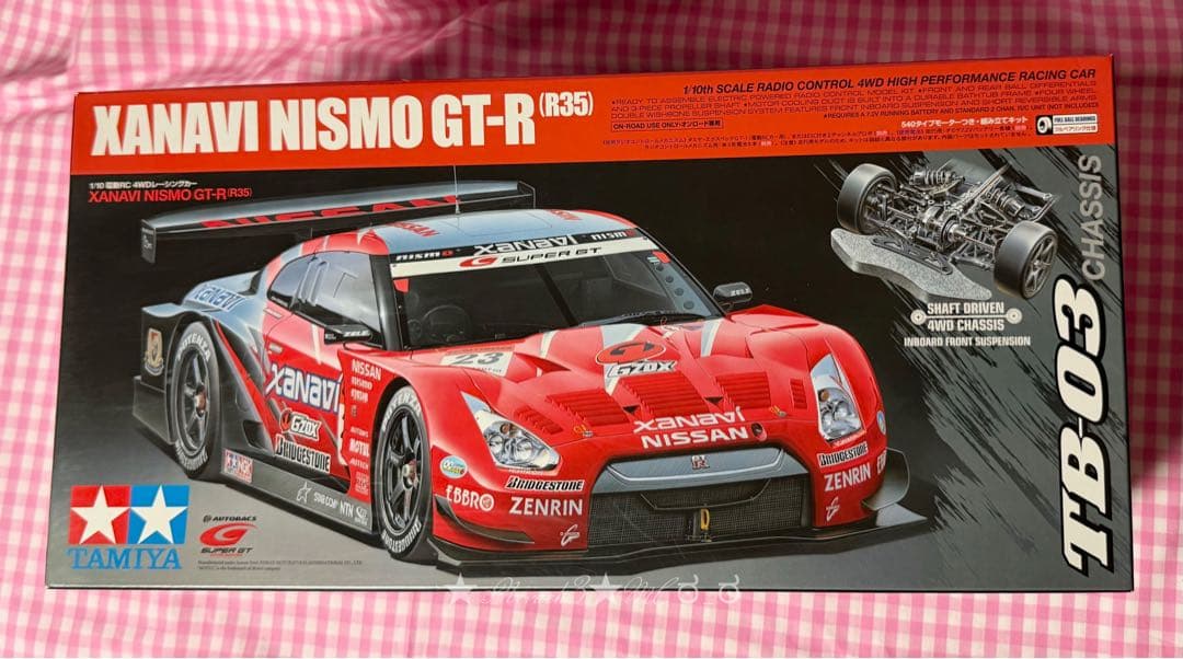 未組立★タミヤ◆XANAVI NISMO GT-R(R35) TB-03シャーシ