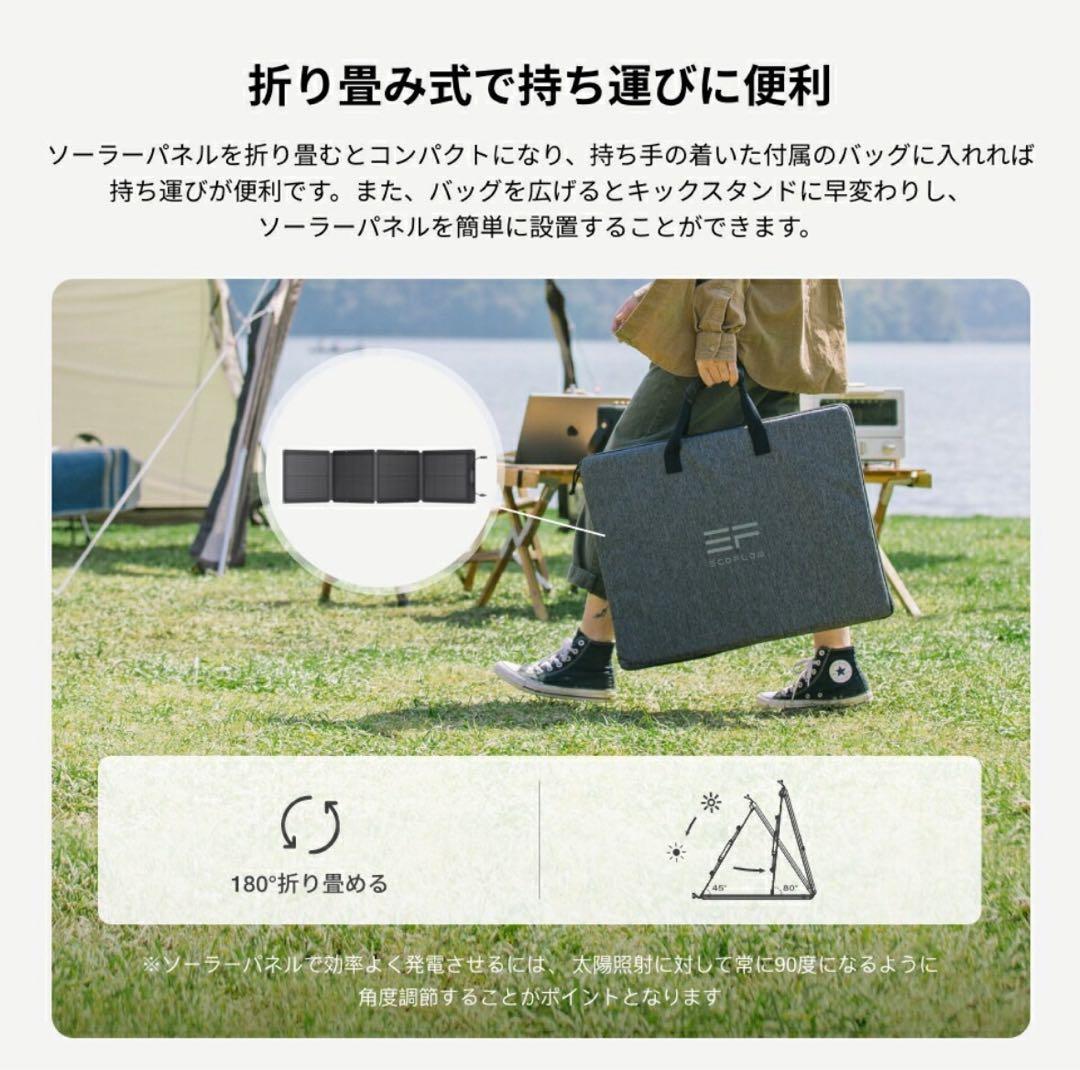 ECOFLOW 110W ソーラーパネル