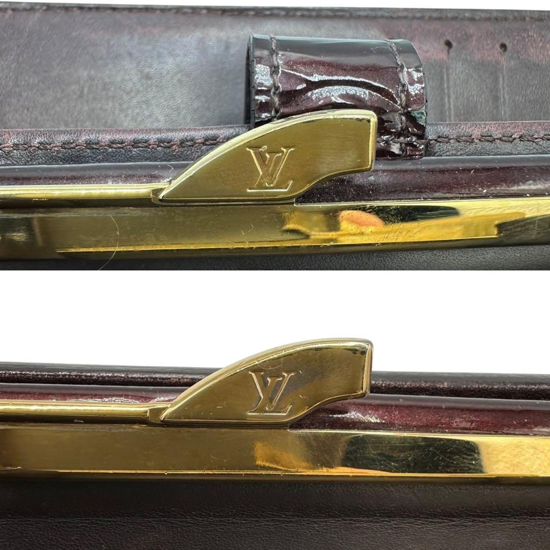 【極美品】ルイヴィトン ヴェルニ ポルトフォイユ ヴィエノワ がま口財布