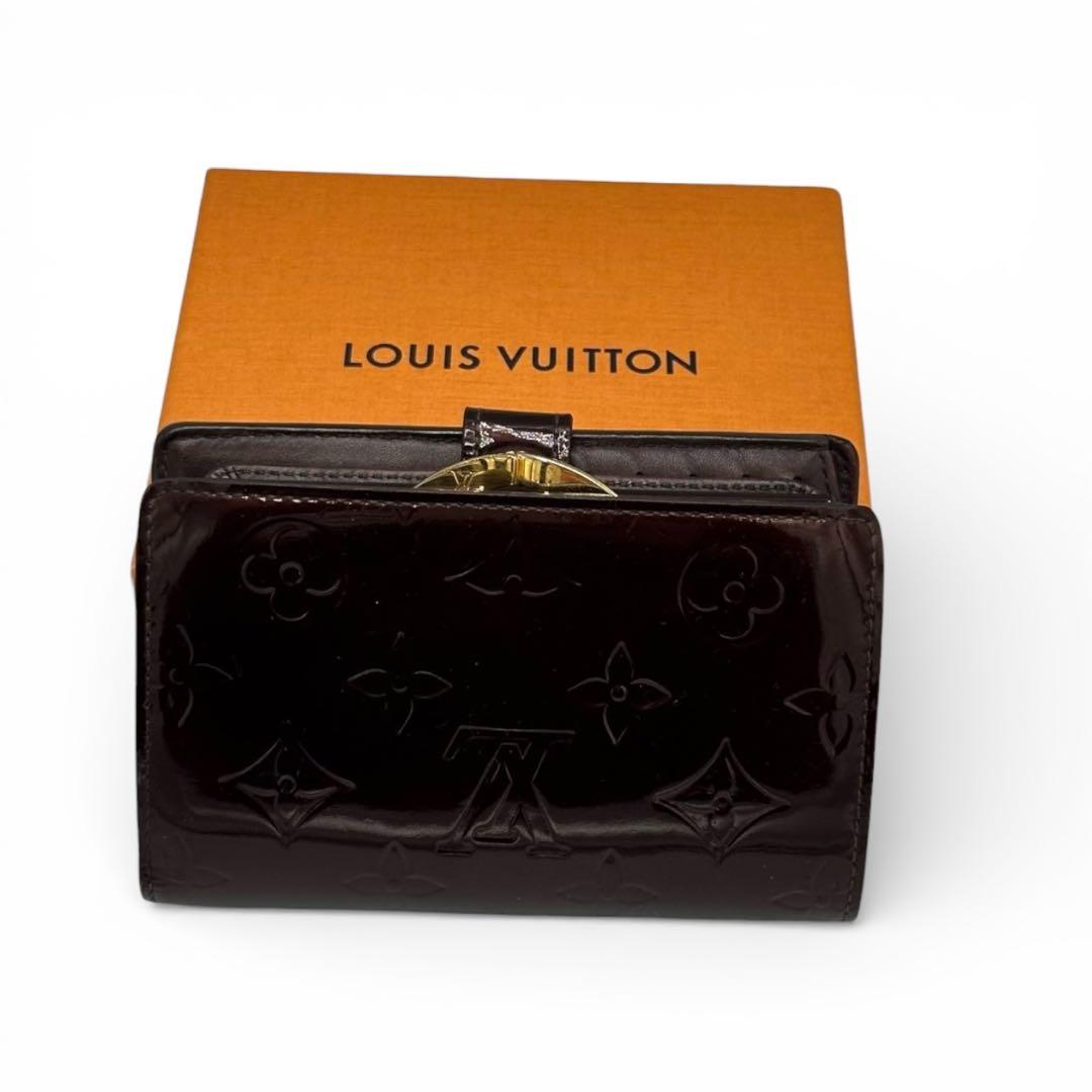 【極美品】ルイヴィトン ヴェルニ ポルトフォイユ ヴィエノワ がま口財布
