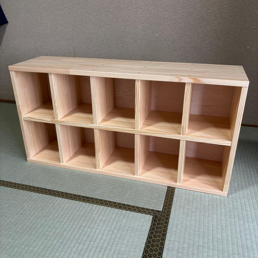 ハンドメイド　格子　棚　小物入れ　オーダー受け付けます。