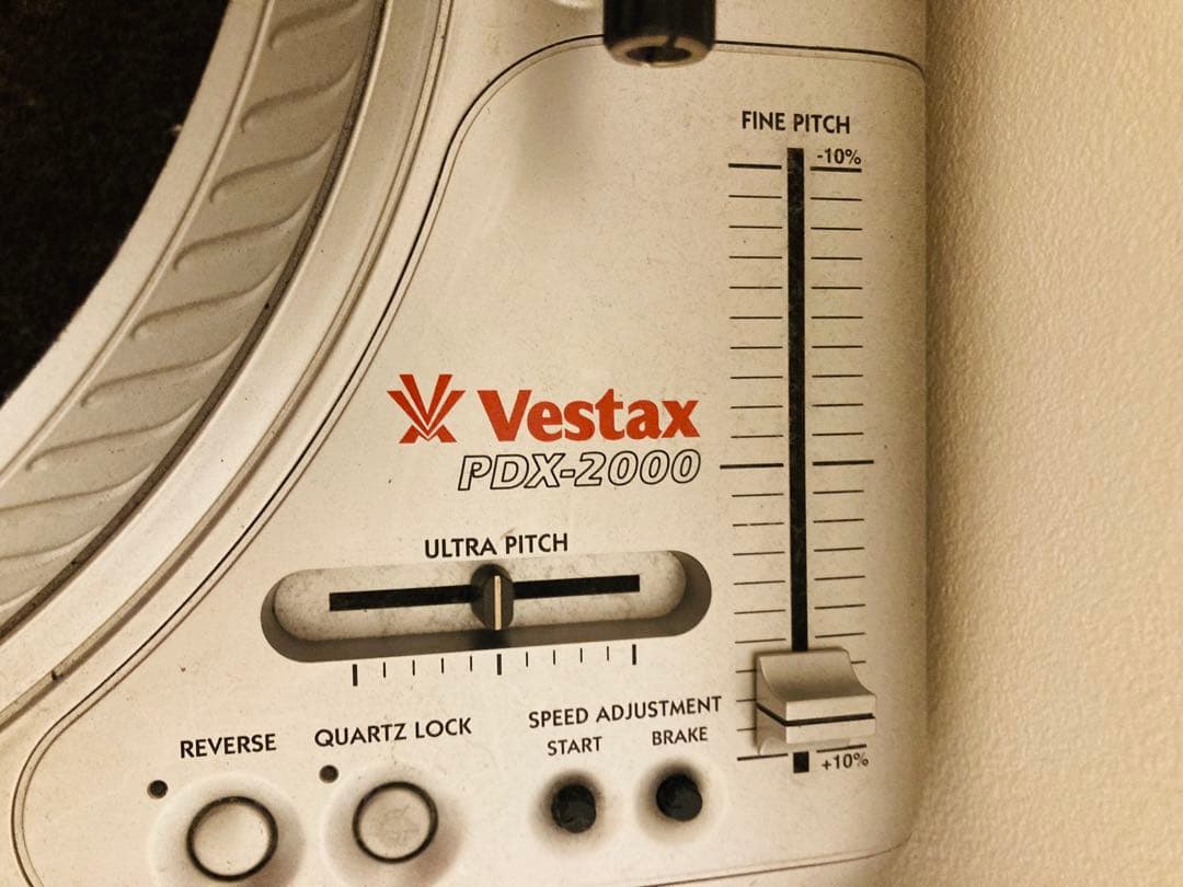 Vestax ターンテーブル2台、ミキサーセット 音動作確認無し※ジャンク品扱い