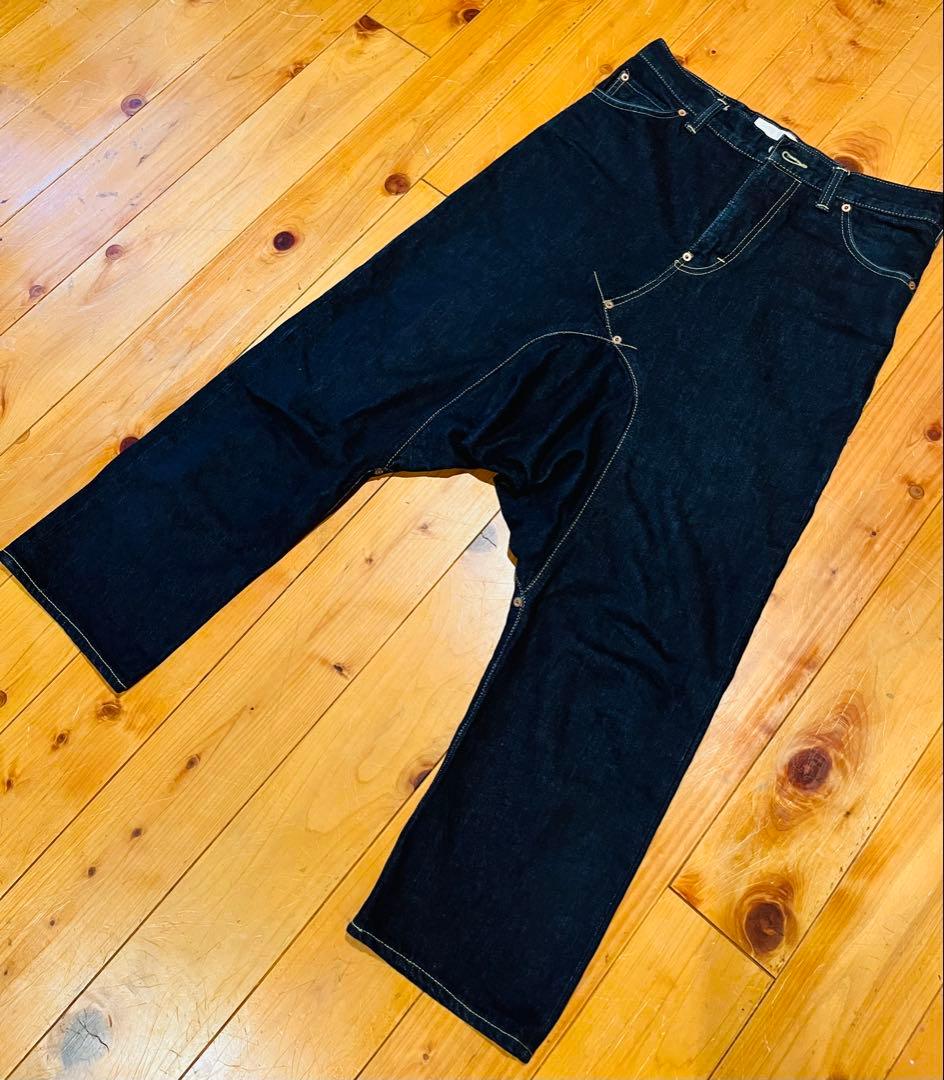 GANRYU セルビッチ デニム サルエルパンツ S
