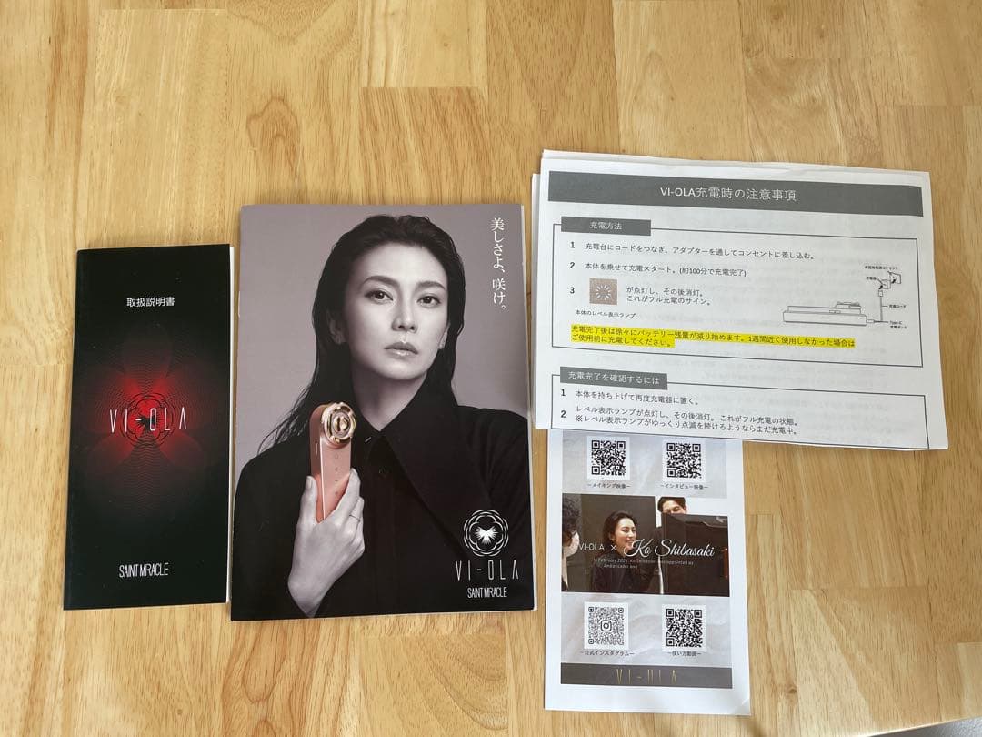 VI-OLA 美顔器 取扱説明書付き