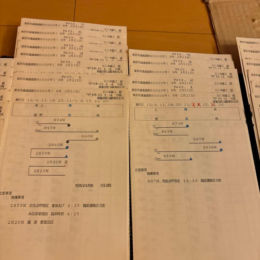 鉄道　スタフ　籠原区　13行路