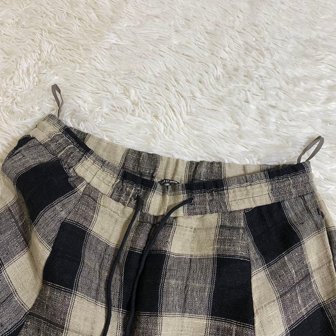 美品　LUMEN ET UMBRA リネン　サルエルパンツ　46 メンズ　リフト