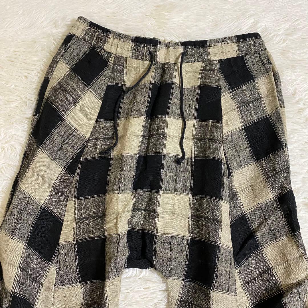 美品　LUMEN ET UMBRA リネン　サルエルパンツ　46 メンズ　リフト