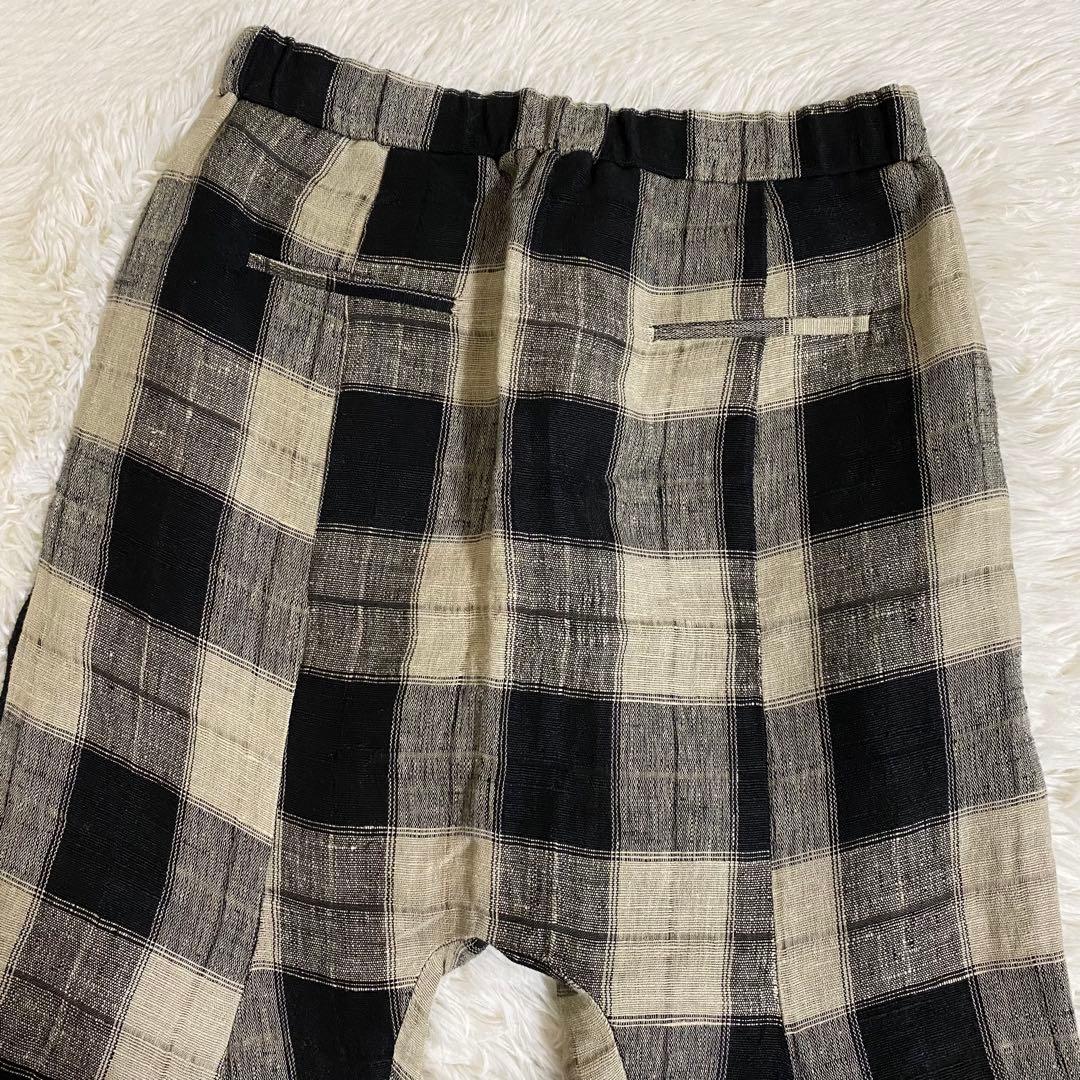 美品　LUMEN ET UMBRA リネン　サルエルパンツ　46 メンズ　リフト