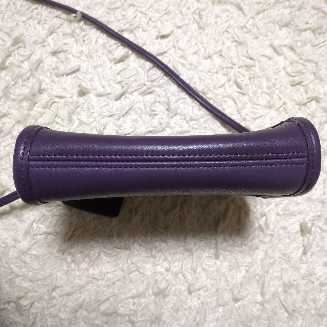オールドコーチ パープル レア色 ミニショルダーバッグ