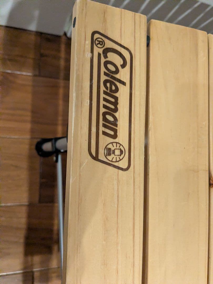 コールマン アウトドア ナチュラルウッドロールテーブル110廃盤品メルカリ祭限定