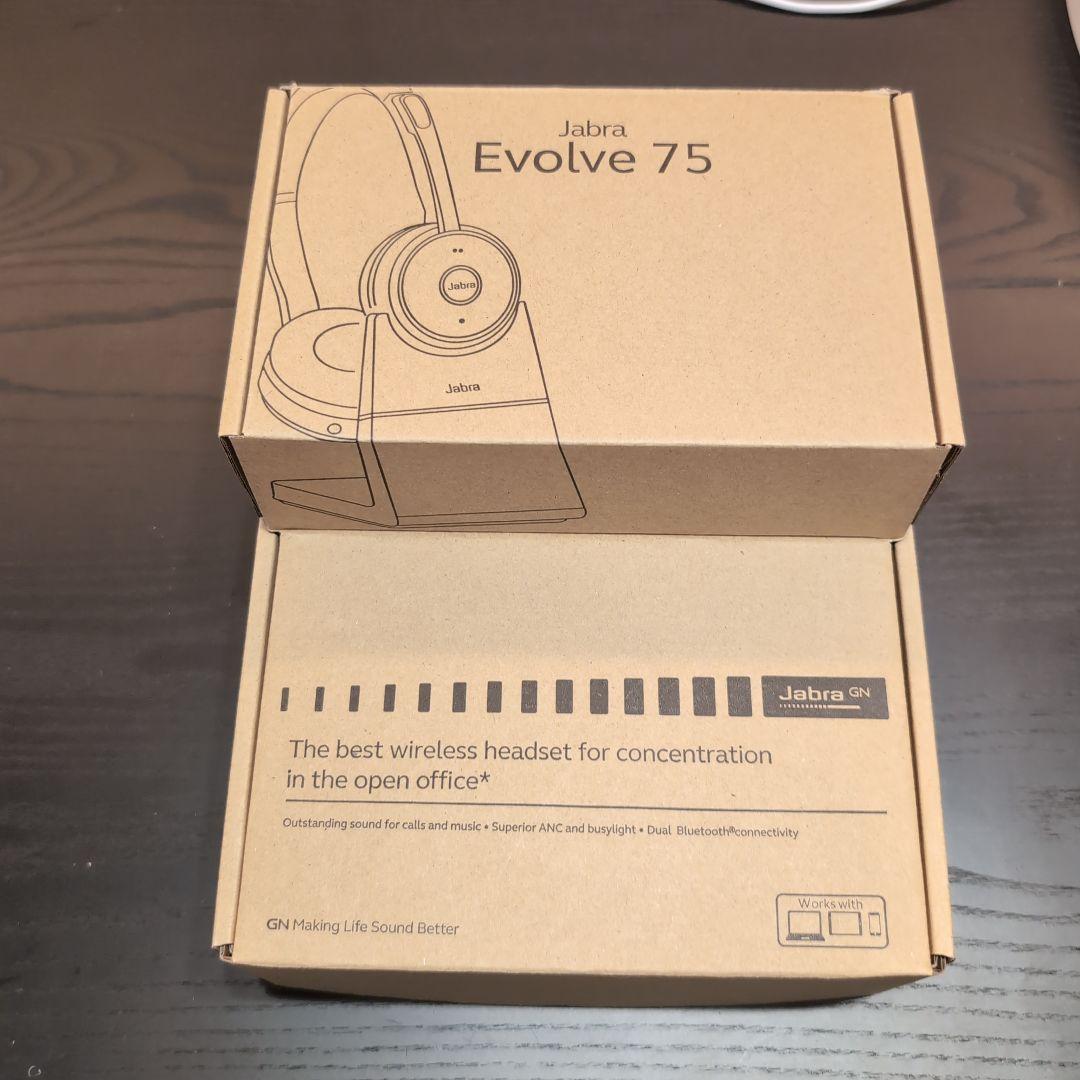 【新品同様】Jabra Evolve 75 ワイヤレスヘッドセット