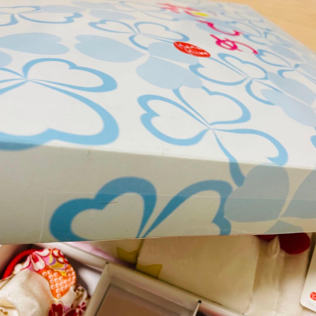 花ひめ 七五三　3歳着物　正絹　赤